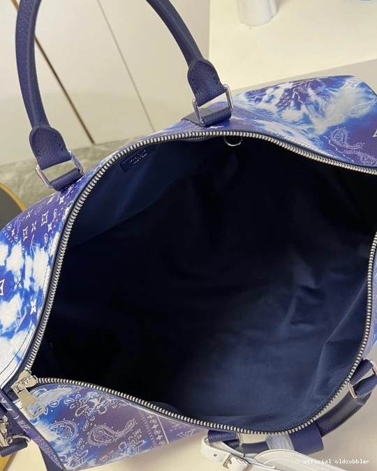 Official oldcobbler VUITTON 50B LOUIS KEEPALL 0714